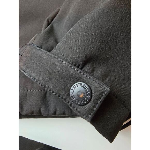 Levis Men's Soft Shell Hooded Coat Sz M - Picture 9 of 11